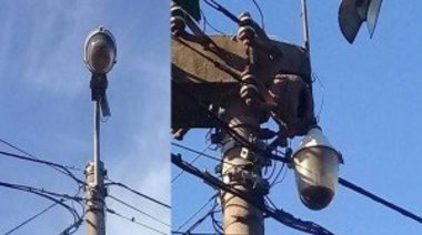 Ni a las luminarias viejas de Somisa van las tasas municipales