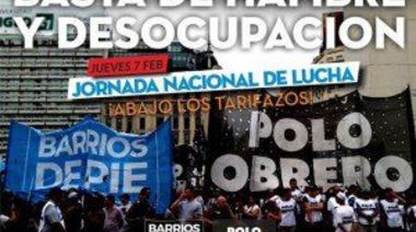 Basta de desocupación y hambre.  Hoy marchan al municipio de San Nicolás