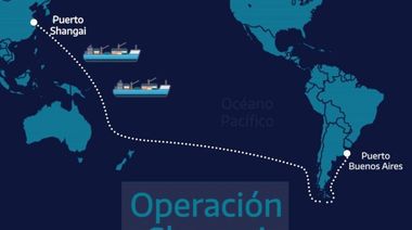 Tres barcos traen desde China, insumos para la Provincia 