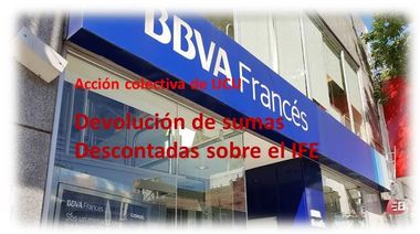 Ordenan al banco BBVA francés el cese de descuentos sobre el IFE