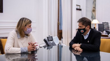 Axel Kicillof se reunió con Cecilia Comerio luego de que balearon su casa