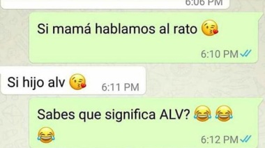 Por qué los adultos envían “ALV” por WhatsApp y qué significado le han puesto