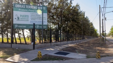 El Puerto de San Nicolás concluyó la obra de remodelación y entubamiento de desagües pluviales frente al barrio Los Fresnos.