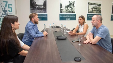El jefe de Gabinete y el presidente de Diputados bonaerense recorrieron el Puerto de San Nicolás
