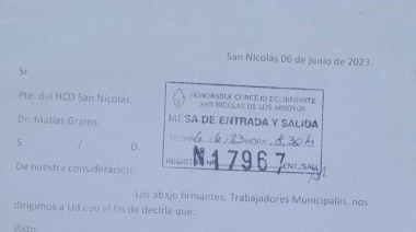 Quieren que se trate en la próxima sesión del HCD el uso extorsivo que hace el municipio para que los trabajadores se desvinculen de IOM