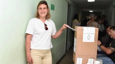 Cecilia votó en Somisa