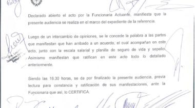 UOM llegó a un acuerdo del 121,16% de aumento para el período diciembre 23/ junio 24