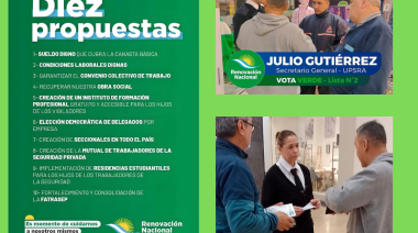 Gutiérrez es el opositor más fuerte en UPSRA
