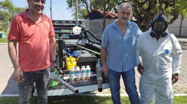 El Municipio de Ramallo adquirió una máquina para fumigación