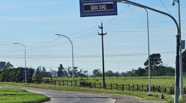 Nuevas cámaras lectoras de patentes para brindar más seguridad a los vecinos y vecinas de Ramallo