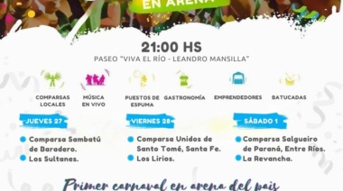 Segunda edición de los Carnavales en el Arena Ramallo