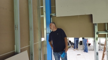Avanza la construcción de la escuela Técnica N°3 de Ramallo