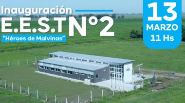 El intendente Mauro Poletti inaugurará el edificio de la Técnica N 2