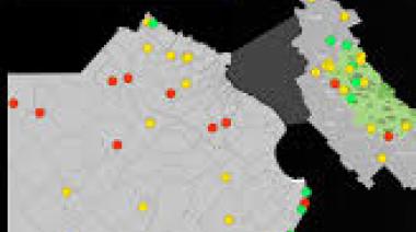 Presencia de arsénico en el agua para consumo en la provincia de Buenos Aires.  Los distritos más afectados