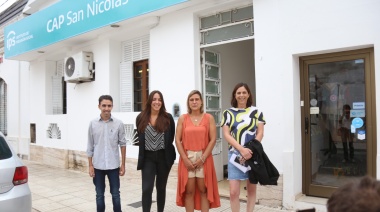 Moretti recorrió las renovadas instalaciones del IPS San Nicolás