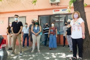 La Regional de IOMA recorrió las futuras postas de vacunación para docentes y policías