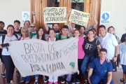 Asamblea de trabajadores/as becarios en el HIGA San Felipe