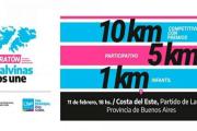 La Cancillería y el partido de la Costa realizarán la maratón "Malvinas Nos Une"