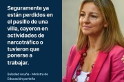 Total rechazo a los dichos de Soledad Acuña, Ministra de educación de Larreta