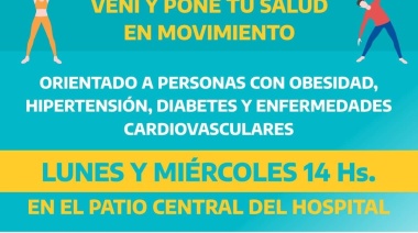 Entrená Salud: Clases de actividad física para personas con factores de riesgo
