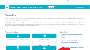 Modelo de descargo, multa de tránsito Provincia de Buenos Aires, PBA