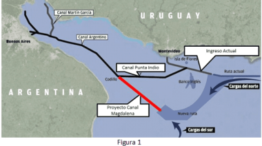 Quedó desierta la licitación del Canal Magdalena, obra que impulsan opositores a la hidrovía