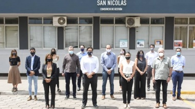 Augusto Costa encabezó una reunión con presidentes de Consorcios de Puertos