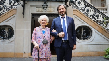 Cafiero, Claudia Carlotto y Estela de Carlotto destacaron la importancia de la campaña internacional por el derecho a la identidad