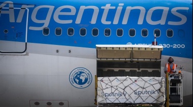 Coronavirus: arribó un vuelo con 765.545 mil dosis de la Sputnik V desde Moscú
