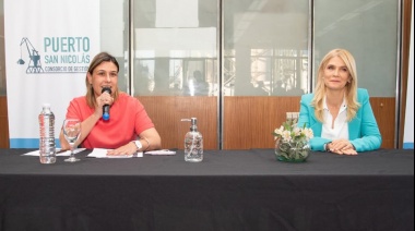 Magario: “Acá tienen una mujer que se preocupa por el Puerto, pero sobre todo por San Nicolás”.