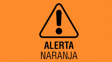 Hay alerta naranja por tormentas fuertes en la Provincia