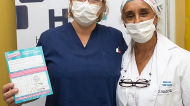 San Nicolás. Se comenzó a aplicar la segunda dosis al personal de salud ya vacunado