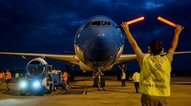 Llegó el nuevo vuelo de Aerolíneas y Argentina alcanzó las 4 millones de vacunas
