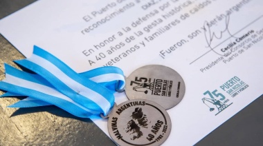 Se inauguró el SUM “Héroes de Malvinas” en el muelle del Puerto de San Nicolás.
