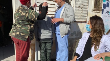 SAPS, el servicio del hospital San Felipe visitó el B° 17 de Octubre