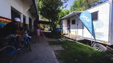 La Unidad Sanitaria Móvil de la provincia atendió en San Nicolás