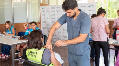 Más de 100 Trabajadoras y trabajadores portuarios se vacunaron en el Puerto de San Nicolás