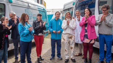 El Hospital San Felipe recibió dos ambulancias de alta complejidad del Gobierno bonaerense