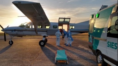 A un año de recuperar la flota sanitaria, Provincia realizó cuarenta traslados aéreos