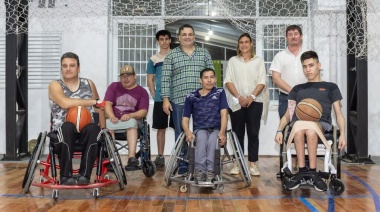 La Selección Nacional de básquet adaptado entrenará para el Sudamericano en San Nicolás gracias al apoyo de la Provincia