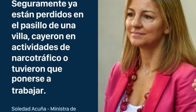 Total rechazo a los dichos de Soledad Acuña, Ministra de educación de Larreta