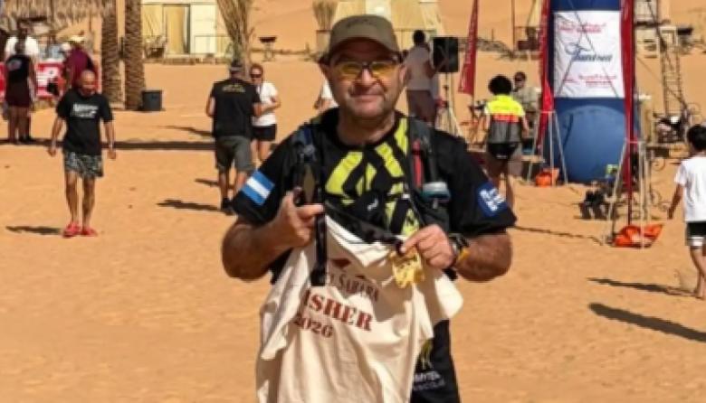 Un nicoleño hizo historia en el Sahara