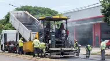 Avanza el negocio de la repavimentación de Avda Savio