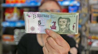 Se volvió a prorrogar el plazo para canjear los billetes de cinco pesos
