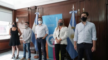 Engelbrecht y Jaime se reunieron con el Ministro de Ambiente y Desarrollo Sostenible de la Nación