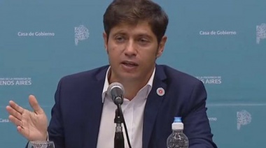 Lunes. Kicillof advierte que le quitara la habilitación y los subsidios a las escuelas que abran