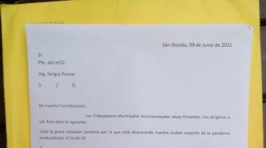 San Nicolas, comunicado de Prensa  de los trabajadores Municipales Autoconvocados