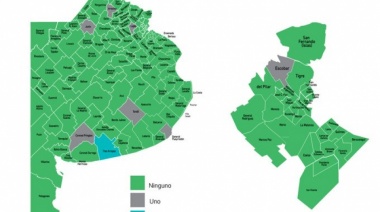 El mapa del alivio: en 127 distritos bonaerense no hubo fallecidos por Covid-19