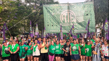 ATE bonaerense protagonizó el 38° Encuentro Plurinacional de Mujeres, Lesbianxs, Travestis, Trans, Bisexuales, Intersex y No Binaries con la participación del contingente "María Eva Tolaba"