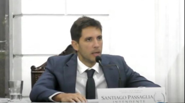Santiago Passaglia amaga volver a la Legislatura para voltear el Endeudamiento y la ampliación del Bapro
